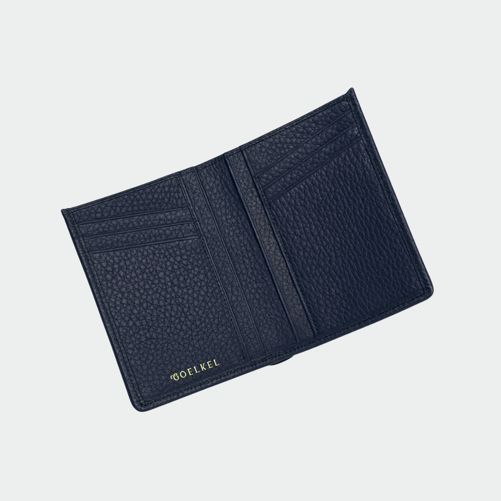 Deep Navy Slim Wallet