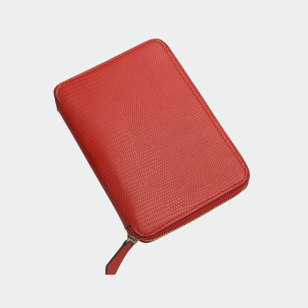 Ruby Lizard Passport Holder