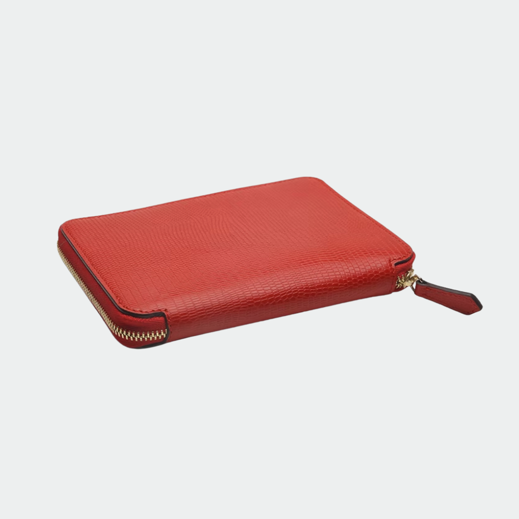 Ruby Lizard Passport Holder