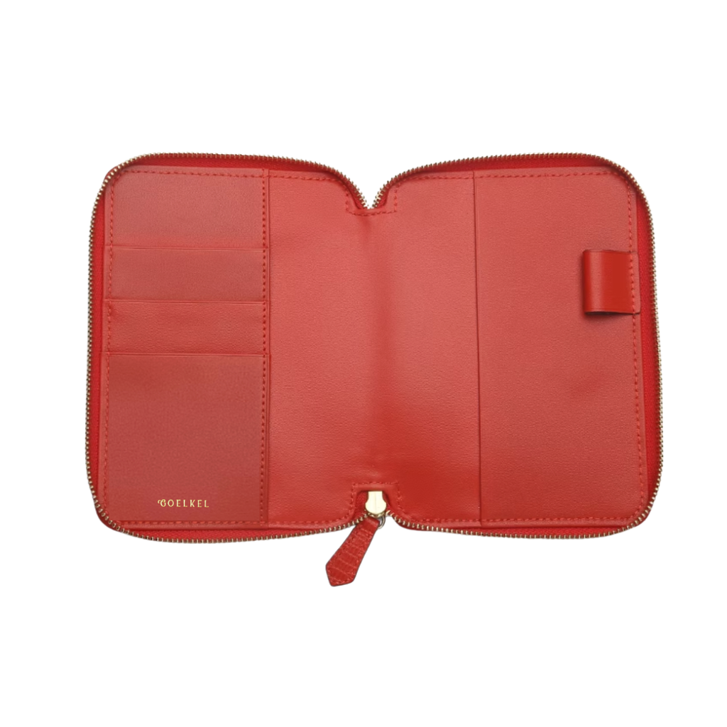 Ruby Lizard Passport Holder