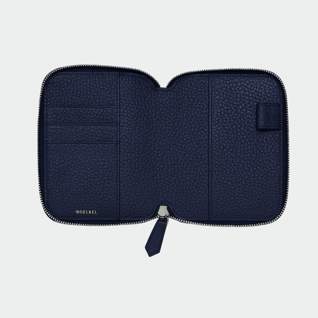 Deep Navy Passport Holder