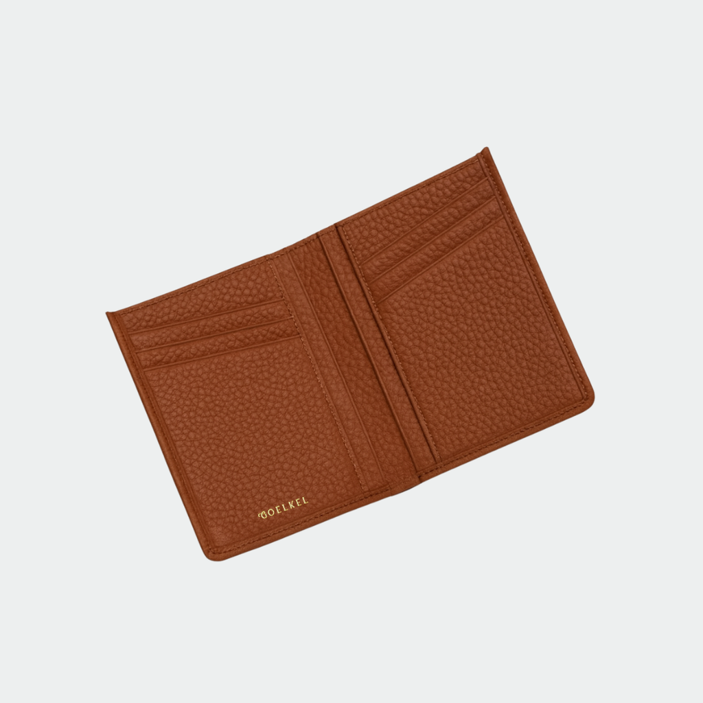 Cognac Slim Wallet